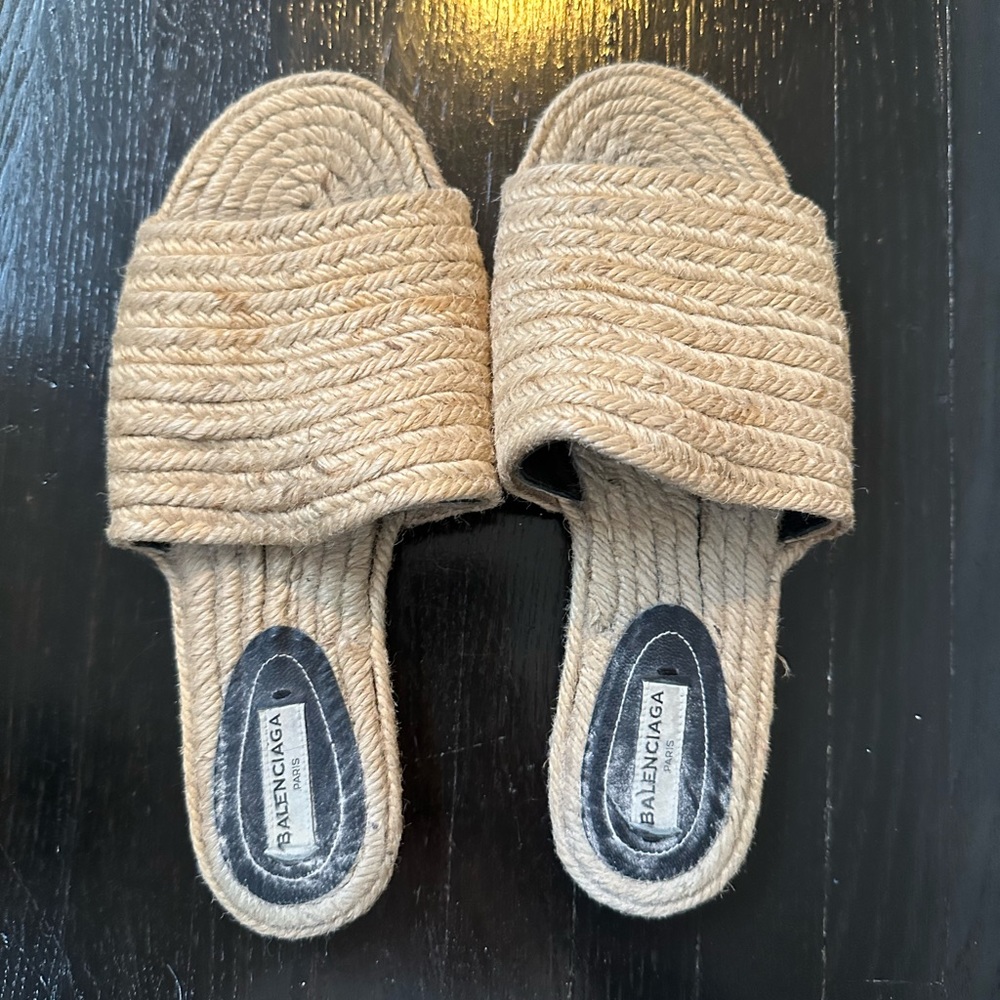 Balenciaga Straw Espadrilles - Picture 6 of 10